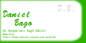 daniel bago business card